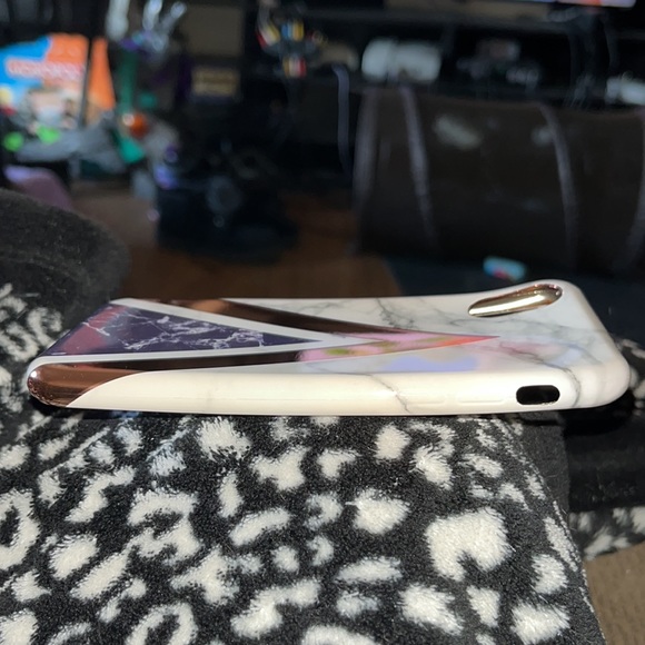 Marble Print IPhone X Phone Case - Picture 3 of 3